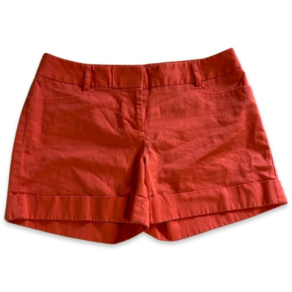 Express Women's Editor Coral/Salmon Shorts Size 2